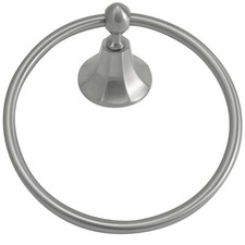 Paradise Bathworks Towel Ring Satin Nickel Heaven 61028