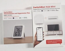 SwitchBot WiFi Thermometer Hygrometer Plus & Wireless Digital Indoor Temp NEW