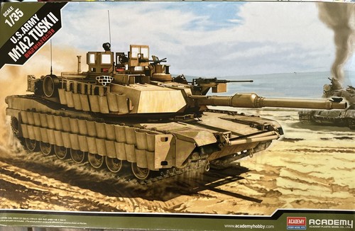 Academy 1/35 Scale U.S. Army M1A2 TUSK II Tank Model Kit # 13298
