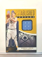 2019-20 Panini Absolute Memorabilia Nikola Jokic Established Threads #ET-NJK