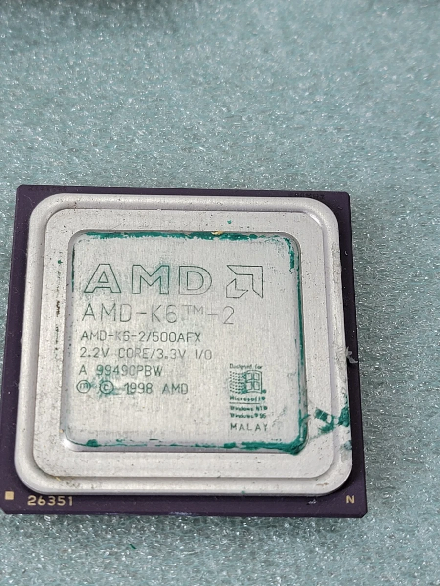 AMD K6-2 400MHz CPU 1998製 AMD K6-2 400MHz CPU 1998製 パソコン