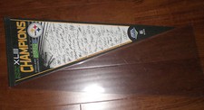 STEELERS SUPERBOWL XLIII CHAMPIONS SIGNATURES PENNANT