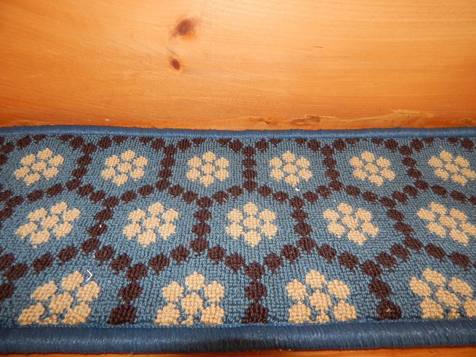 13 PASOS 9" x 30"" peldaños escalera LANA TEJIDA + CORREDOR 29" x 84". Foto 4 de 4