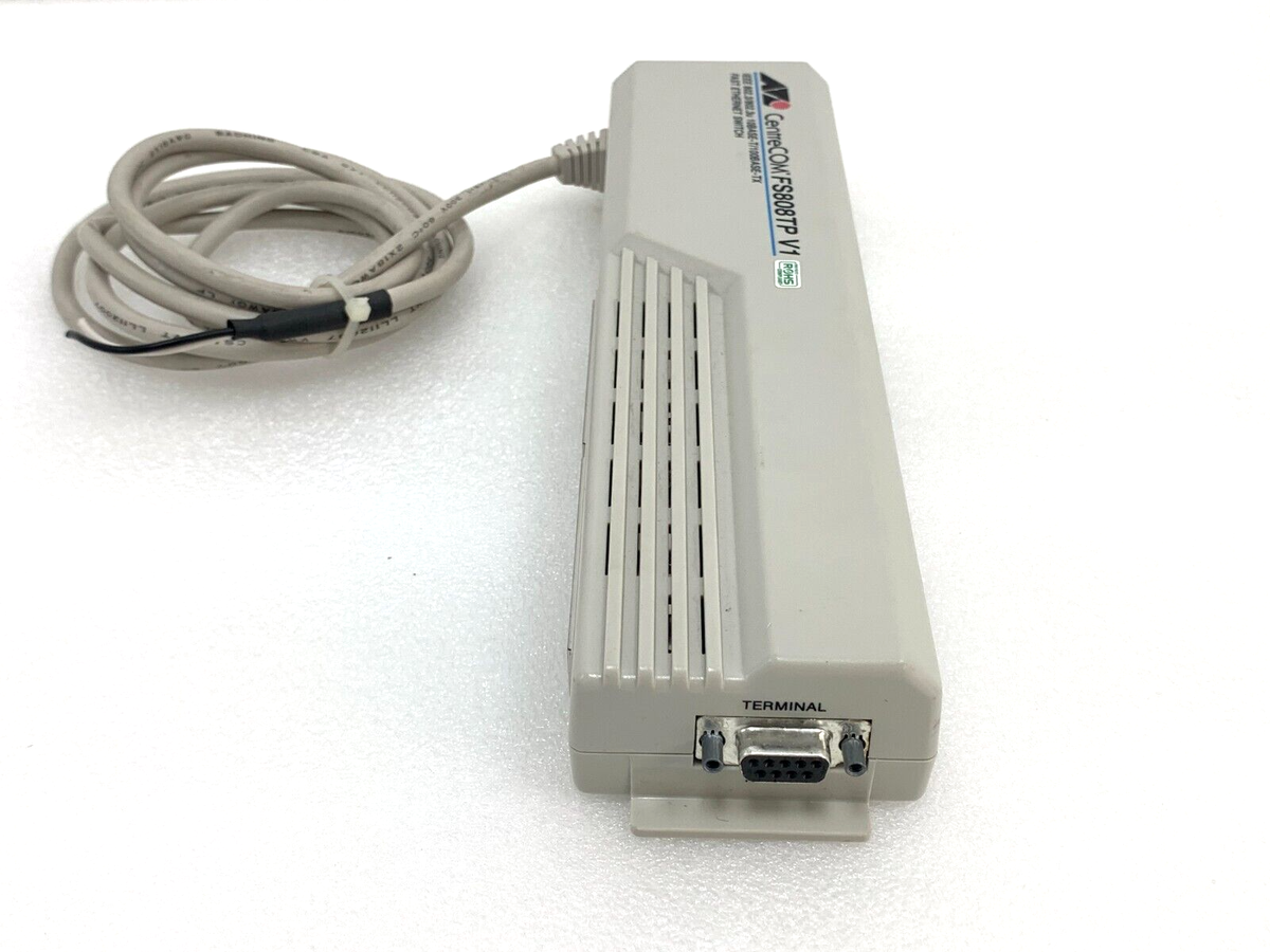 Allied Telesis CentreCom FS808TP V1 Layer 2 Switch (10/100 m) ROHS 