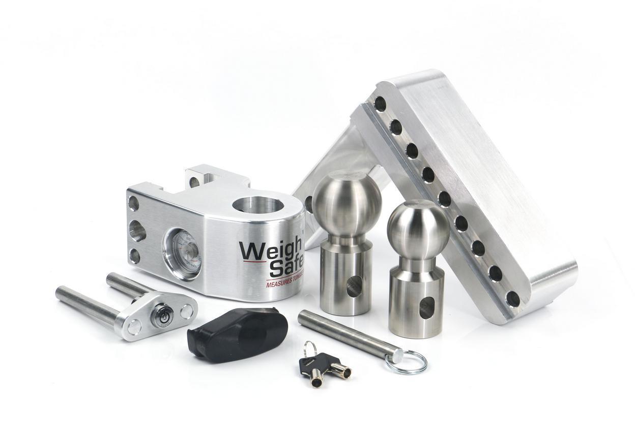 Weigh Safe Trailer Hitch - Weigh Safe Adjustable Drop Hitch - 6" Drop for 2" S