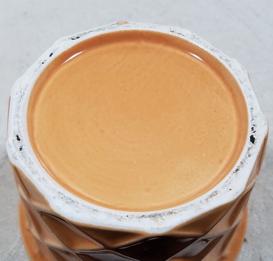 ICE CREAM CONE SOFT SERVE WAFER COOKIE JAR CERAMIC VTG KNOBLER JAPAN