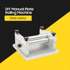 DIY Manual Plate Rolling Machine Soft Metal Sheet Soft Metal Tube Mini Bending
