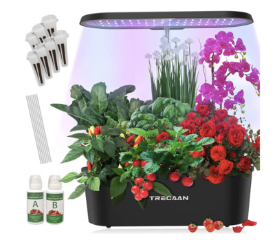 Indoor Plants Flowers Herbs Full Spectrum LED Grow Light Kit 7 Pods - No Soil
