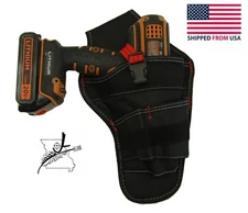 Drill Holster Holder Attaches To Tool Belt Voyager Power Cordless Drills Pouch