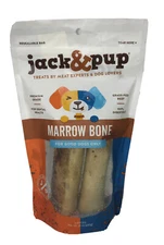 JACK & PUP Dog Treat 24 oz. Marrow Bone 2 Pieces