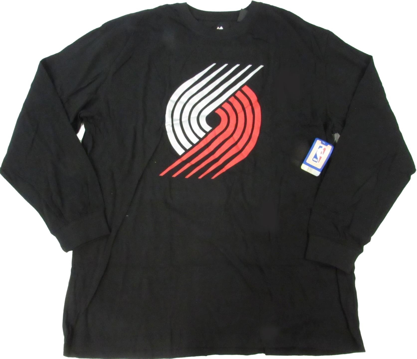 New Portland Trail Blazers Mens Sizes 2XL-3XL-4XL-5XL-Tall Black Majestic Shirt
