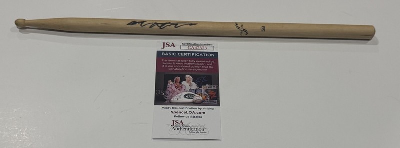 ALAN WHITE SIGNED DRUMSTICK YES YOKO ONO LEGEND AUTOGRAPHED JSA COA