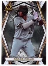 2022 Bowman Invicta Oscar Colas insert baseball card