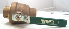 Watts 1-1/2 inch Emergency Depressurization Bronze Ball Solder Valve pn B6081