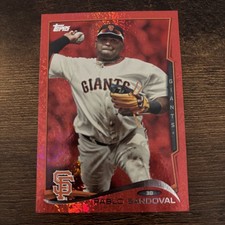 2014 Topps Red Hot Foil Pablo Sandoval #327 
