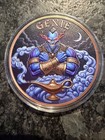 2026 $1 Liberia Genie 5 oz Colorized .999 Copper Coin in capsule Mintage 5000!! — photo 1
