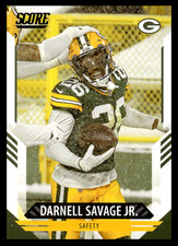 2021 Panini Score Darnell Savage Jr. #285 Green Bay Packers NFL Football