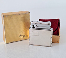 Silver 925 Sleeve Ibelo Monopol in box WORKS vintage lighter