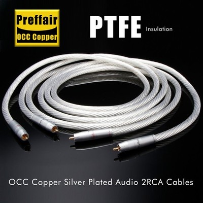 1Pair Audio Gold Plated RCA Cable Hi-end XLR Cable Audiophile Signal Wire