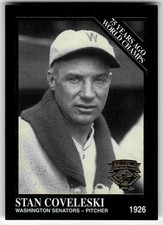 Stan Coveleski 1995 Conlon Collection TSN #1362