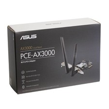 ASUS PCE-AX3000 Dual-Band Wi-Fi 6 (802.11ax) PCI-E Adapter w/ External Antennas