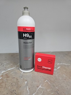 Koch Chemie Heavy Cut H9.02 Coarse Polishing Compound 1L + FREE 3'' MATCHING PAD