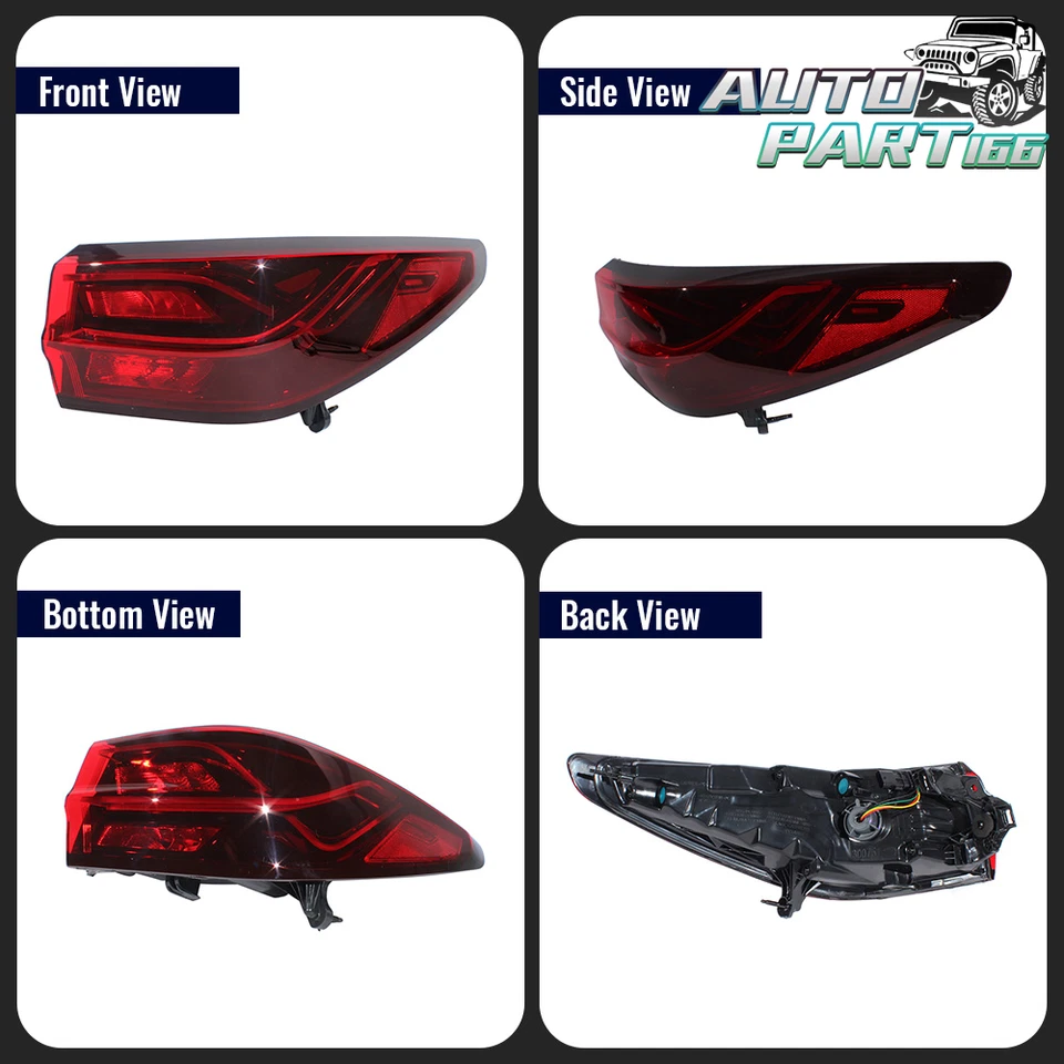 Luz trasera LED exterior derecha para Chevrolet Blazer 2023 2024 Foto 2 de 4