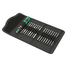Wera Bit-Schraubendreher Kraftform Kompakt KK 60 17-tlg. mit Tasche - Wie Neu