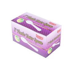 Extra Sturdy, Gmark 400pc 3" Taster Plastic Mini Ice Cream 400ct, White