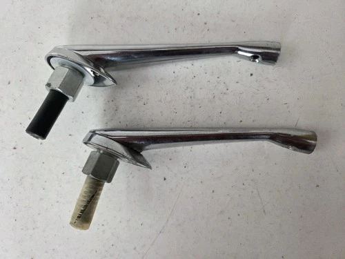 TEX Chrome Wing Mirror Arms Pair Classic Car Good Condition Look Unused
