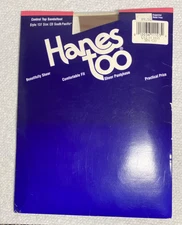 Vintage Hanes Too Sheer Pantyhose Control Top Style 136 Sz A-B South Pacific