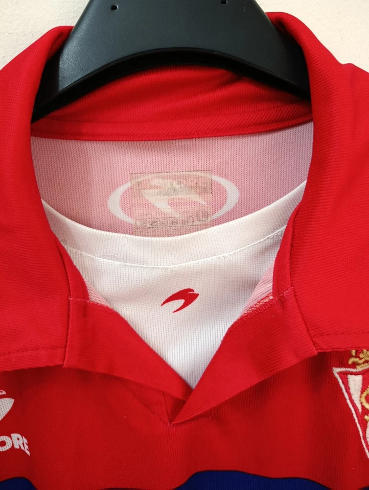 SPORTING DE GIJON 2009-2010 away camiseta shirt trikot maillot L - Imagen 2 de 4