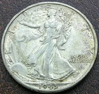 US 1943-D Walking Liberty Half  **