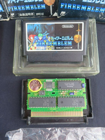 Famicom Fire emblem Nintendo Japan FC game tested authentic cartridge 2 games JP
