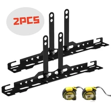 2PCS Wheel Toe Alignment Tool Plate Automotive Wheel Alignment Camber Tool Black