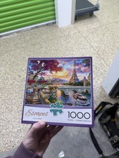 Buffalo Escapes 1000pc Puzzle   Vive La Paris Eiffel Tower Scene Complete