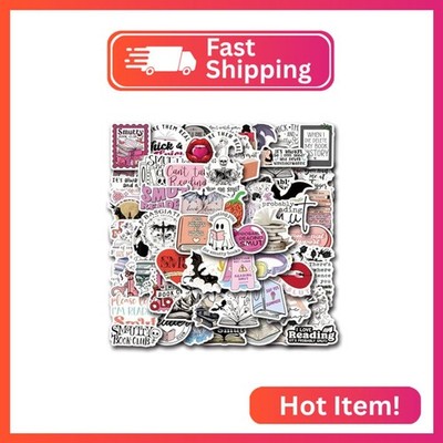 60pcs Book Stickers for Kindle, Smutty Bookish Sticker Pack for Readers Adult Sp