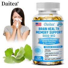 Brain Booster,Supports Brain Health,Boosts Memory,Focus & Cognitive Function