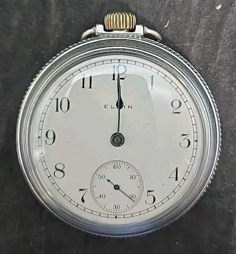 antique Elgin National Watch Co. Not Working  Parts/repair (Stk49@219)