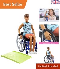 Image of Diverse Ken Doll with Wheelchair & Colorful Beach Attire - Encourage Creativity