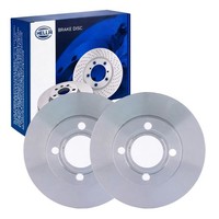 2X Hella Pagid Bremsscheiben Ø256Mm Vorne Passend FüR Audi 80 53923
