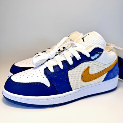 Spring sale! Nike Jordan 1 Low SE ''Messy Room''  Blue Size 5Y fits Woman's 6.5
