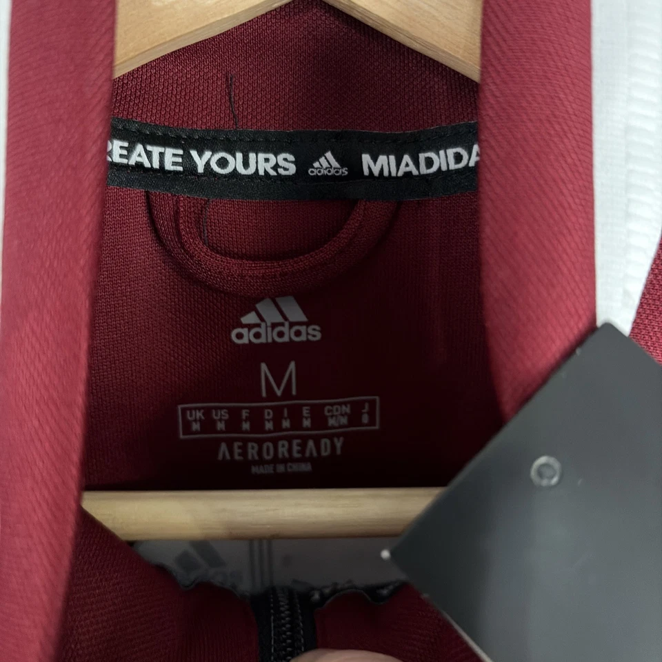 Adidas Colorado Rapids Jacket Size Medium Red Gray Full Zip Track Jacket NWT - Image 4 of 4