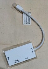 Image of 3 IN 1 Mini DisplayPort Display Port DP to HDMI VGA DVI Adapter HDTV Connector