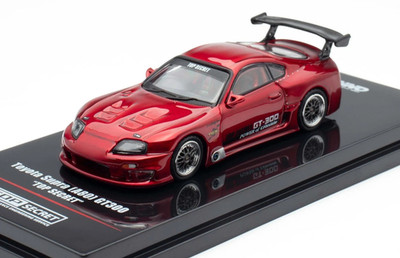 INNO64 MODELS TOYOTA SUPRA A80 GT300 TOP SECRET RED
