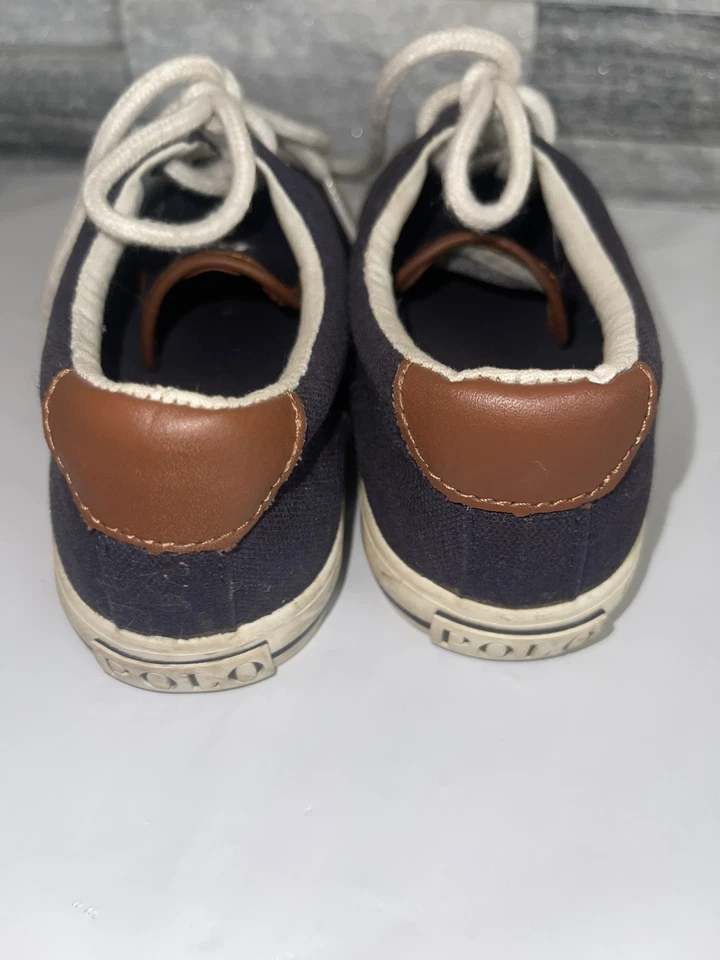 Ralph Lauren Polo молодежи черный холст моды комфорт туфли размер 13 - Изображение 2 из 4