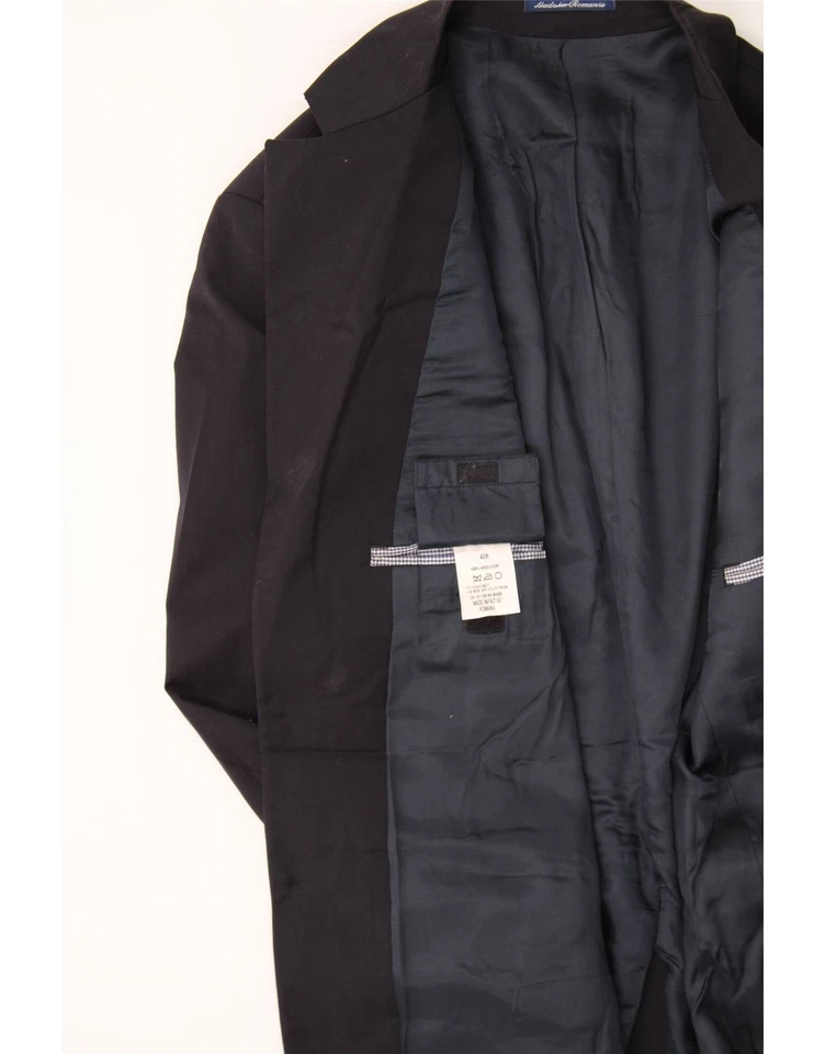 IZOD Mens 2 Button Blazer Jacket UK 40 Large Black Wool DD34 - Image 4 of 4