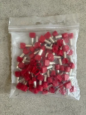 72 Stück  Klauke 87614 Zwillings-Aderendhülsen 2x10,0 mm² Rot Isoliert 72 Stück - Bild 1 von 4