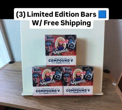 Dr Squatch The Boys Soap Lot 3 Compound V Homelander Limited Edition Bars New