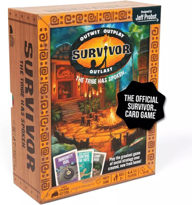 Survivor: the Tribe Has Spoken 3-6 Players - Ages 8+ - 30 Minutes to Play - Offi